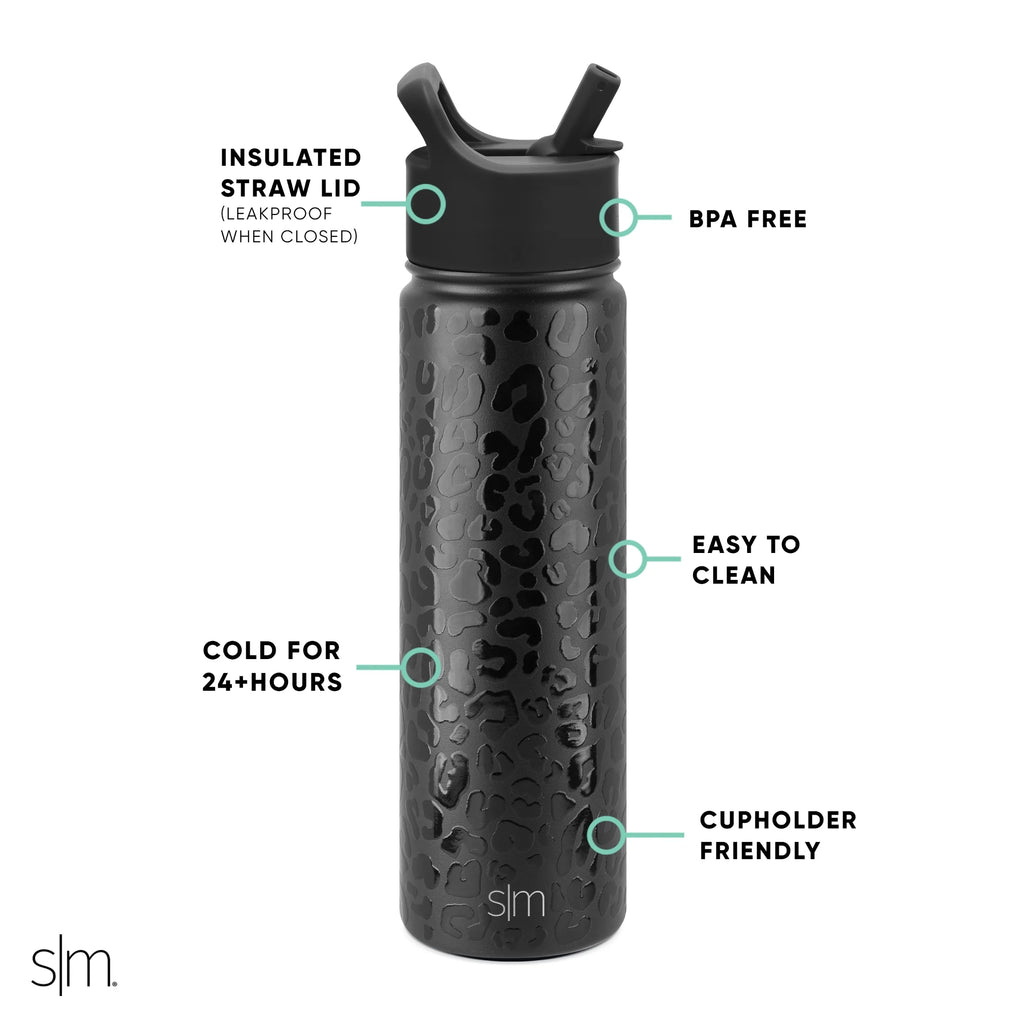 22 fl oz Vacuum Insulated Stainless Steel Water Bottle Q80011