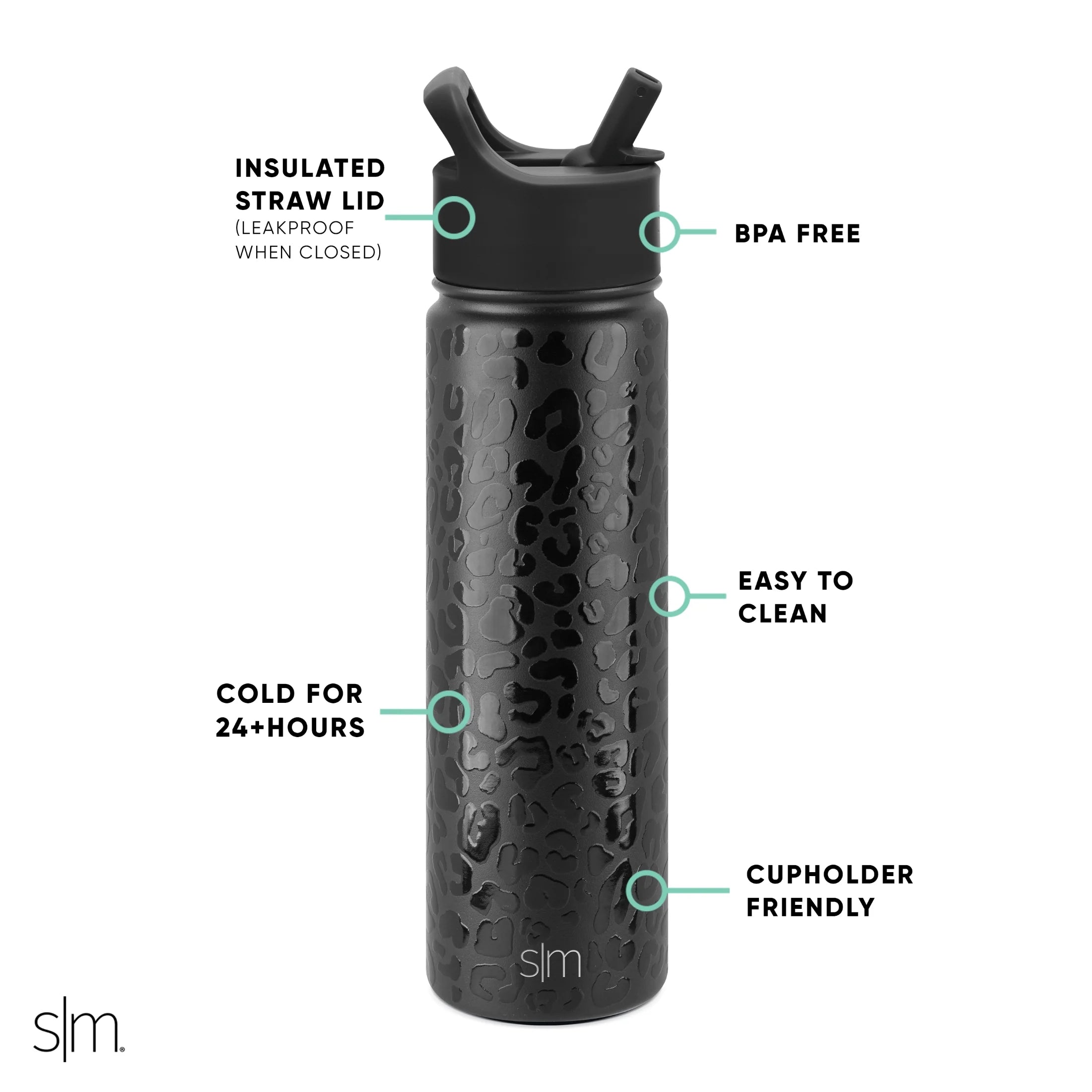 22 fl oz Vacuum Insulated Stainless Steel Water Bottle Q80011