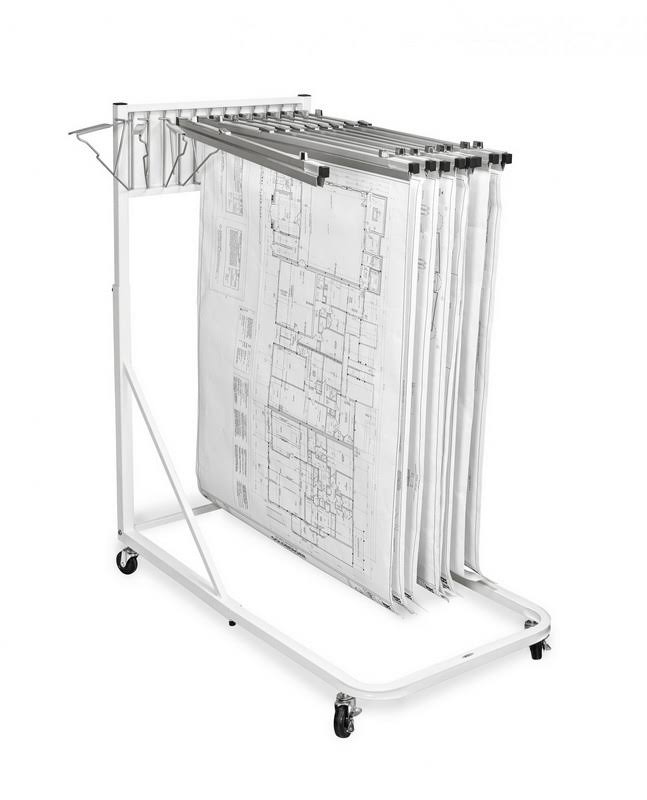 Vertical File Rolling Stand S444