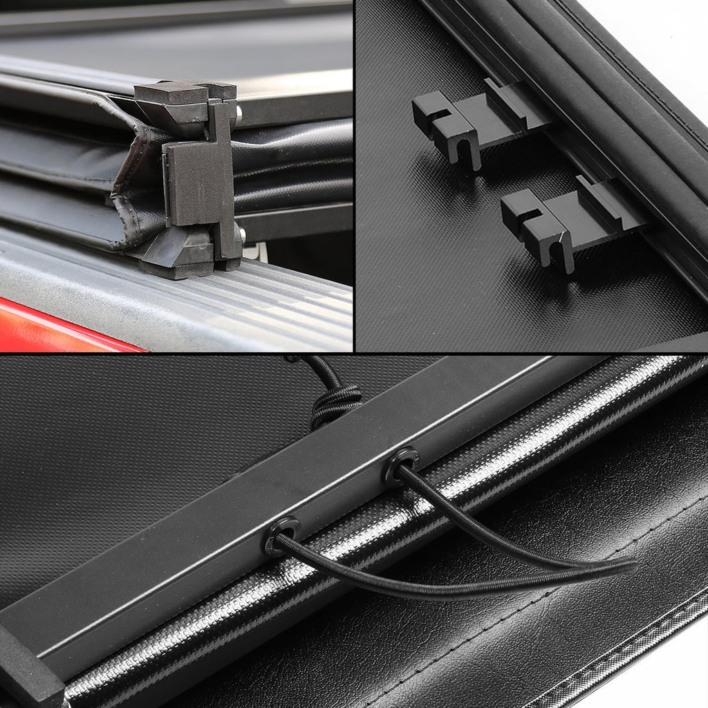 Adjustable Tri-Fold Soft Top Tonneau Cover N9848