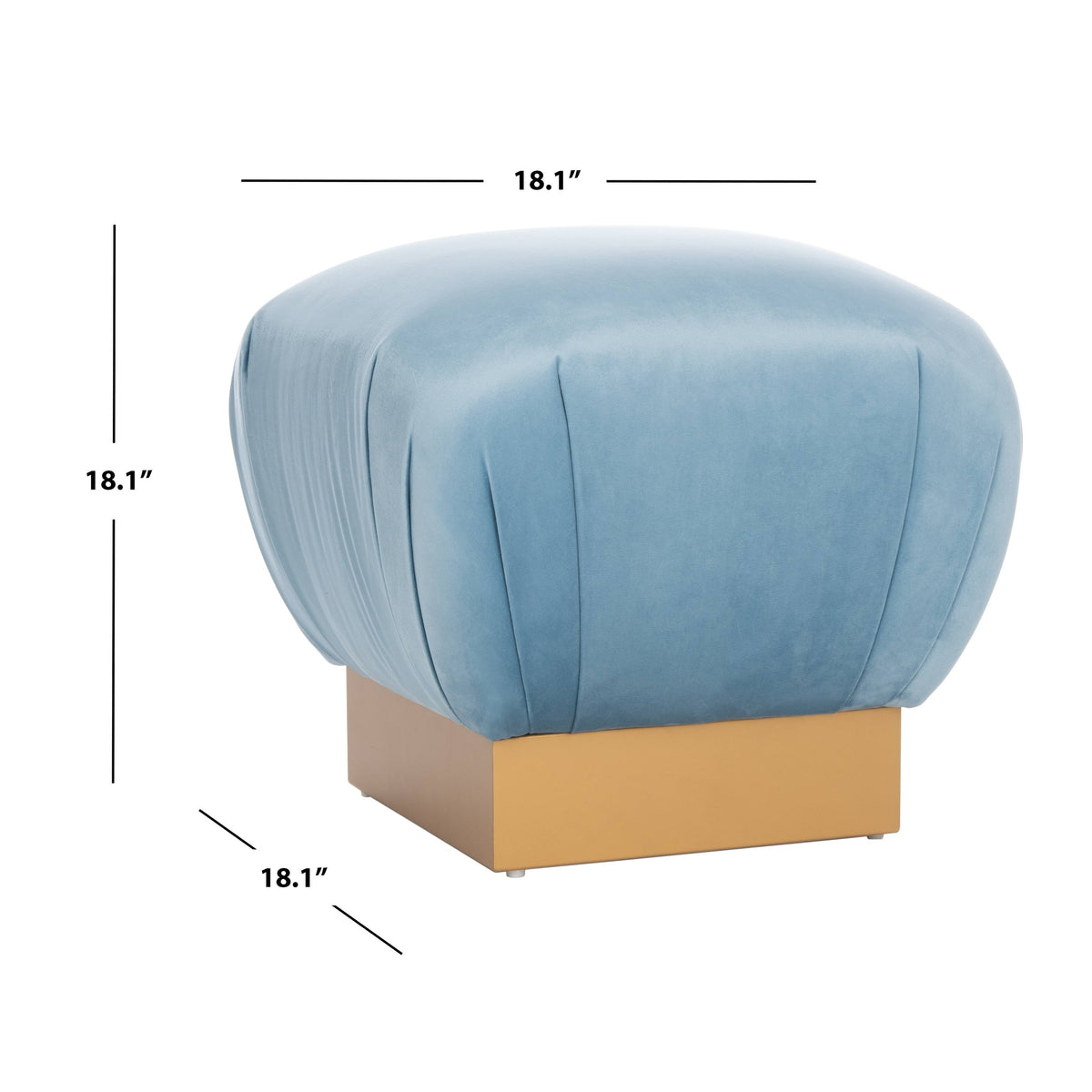 Dusty Rose Gold Ottoman C84057