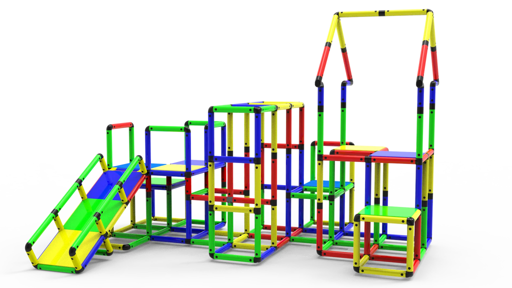 Modular Life-Size Playset Climbing Frame J3762