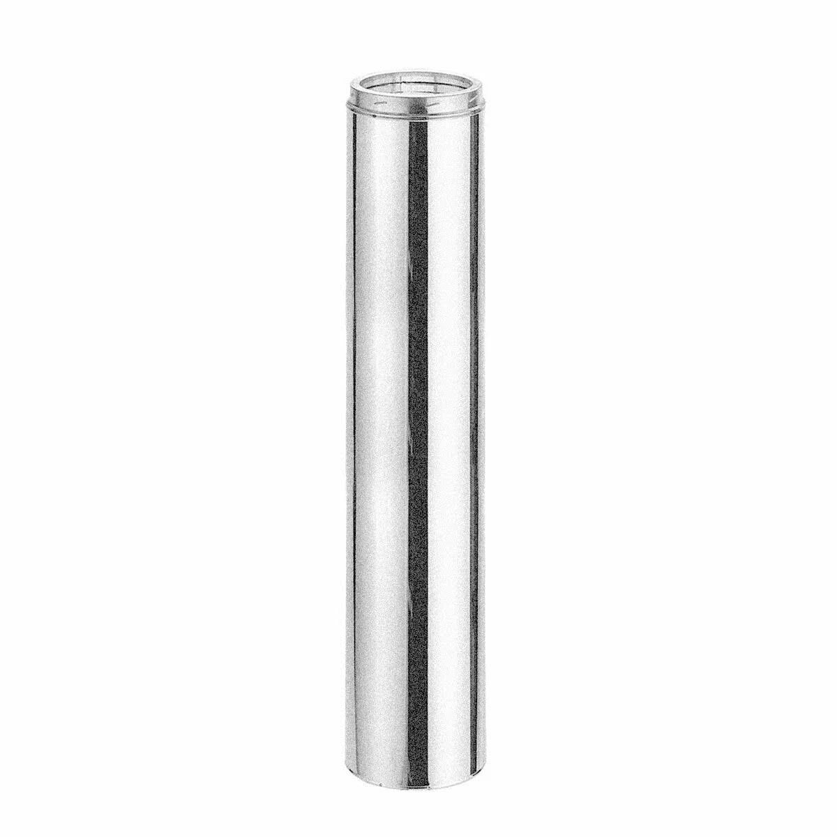 7-Inch x 48-Inch Galvalume Chimney Pipe R2914