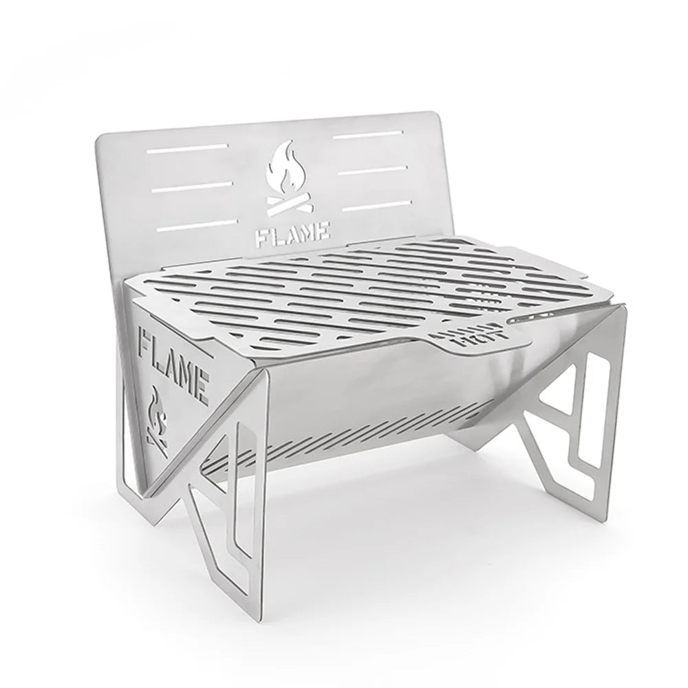 Camping Detachable Portable Stainless Steel Stove Y4157