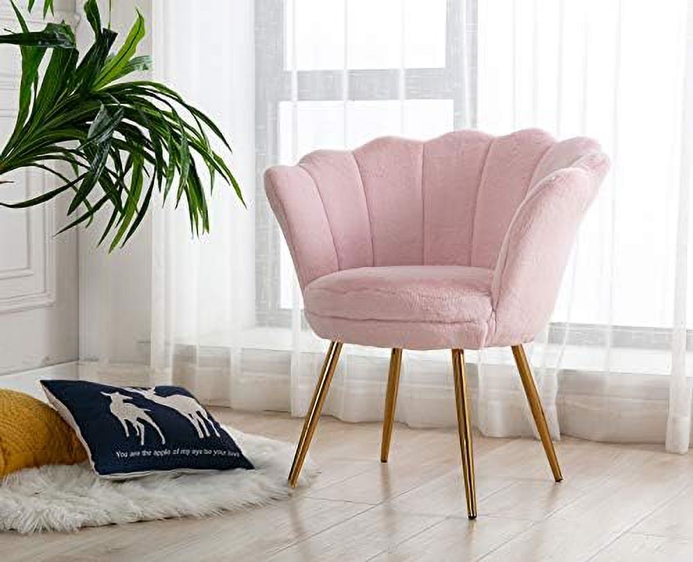 Velvet Accent Arm Chair with Black Metal Legs N762