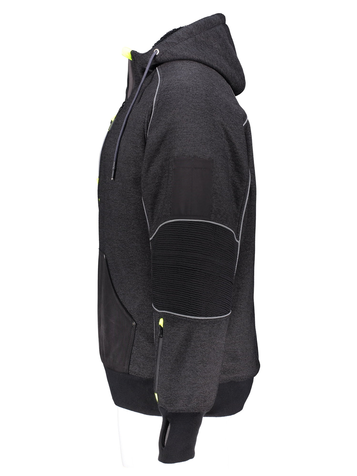 Black Reflective Insulated Hoodie Z6340