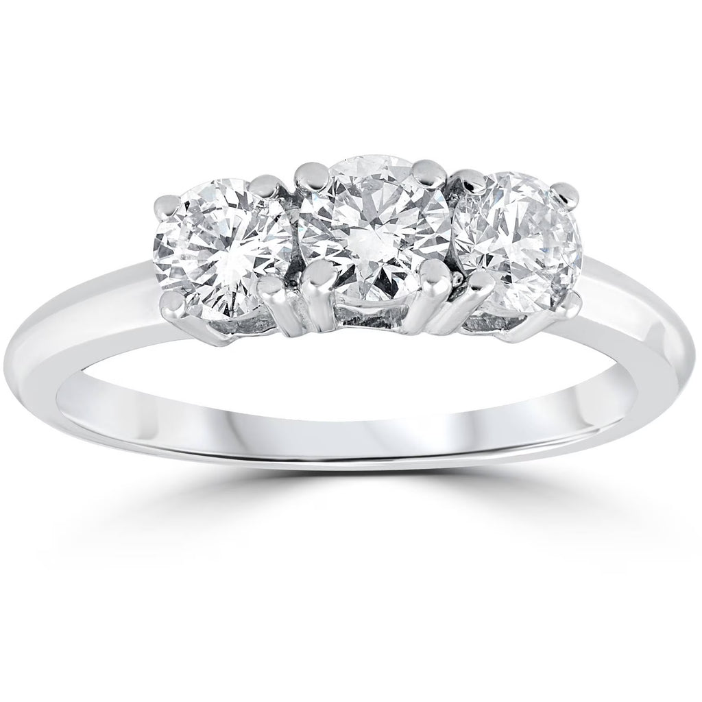 14k White Gold Diamond Engagement Ring O178173