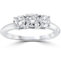 14k White Gold Diamond Engagement Ring O178173