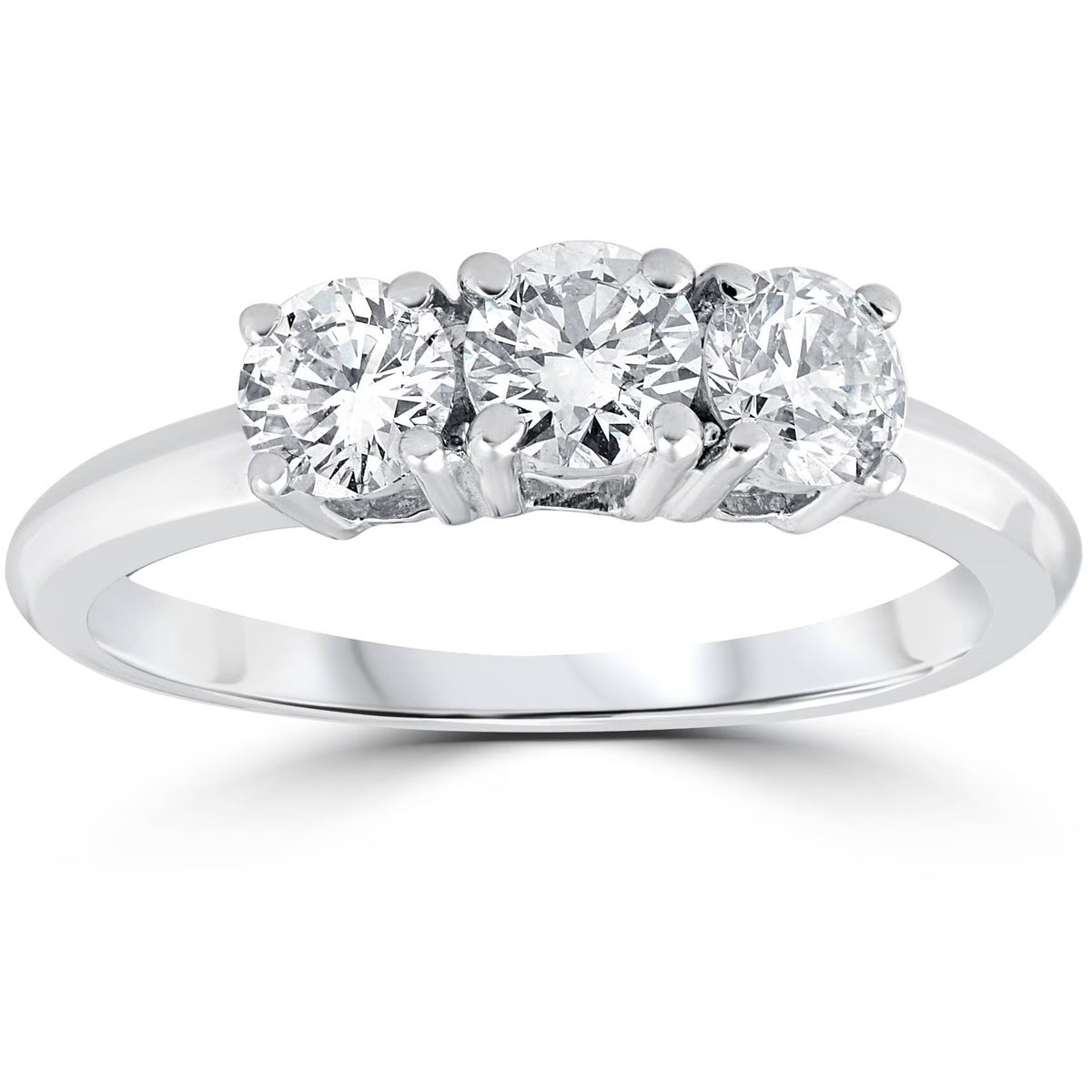 14k White Gold Diamond Engagement Ring O178173