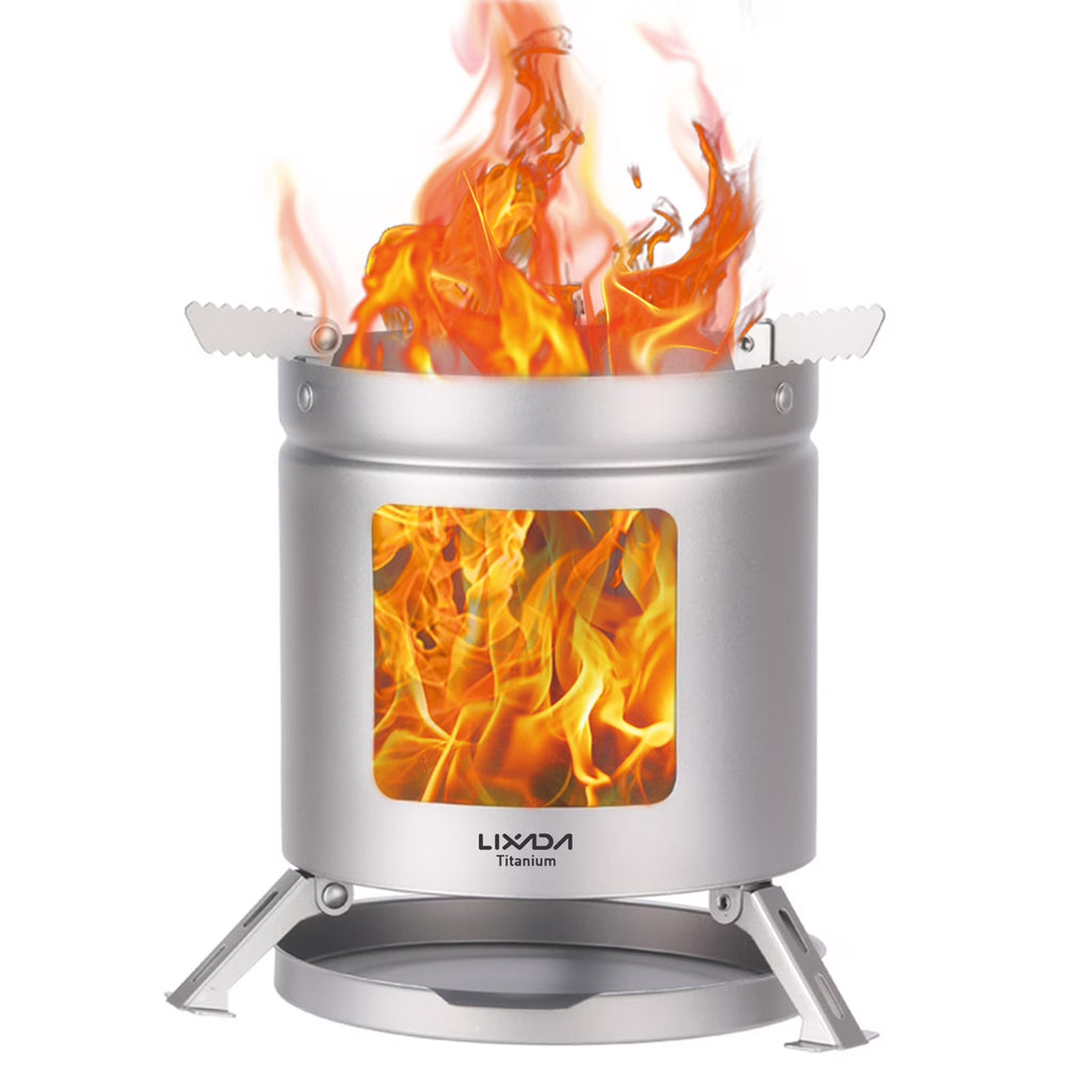 Ultralight Folding Titanium Firewood Stove K5576