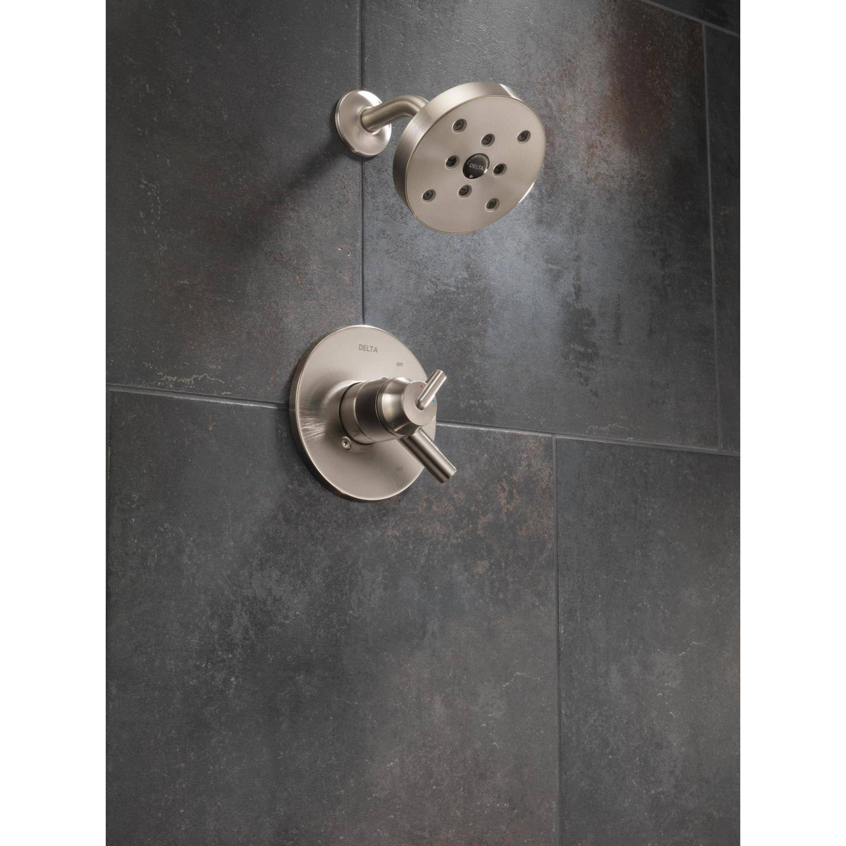 Matte Black Raincan Shower Head F859000