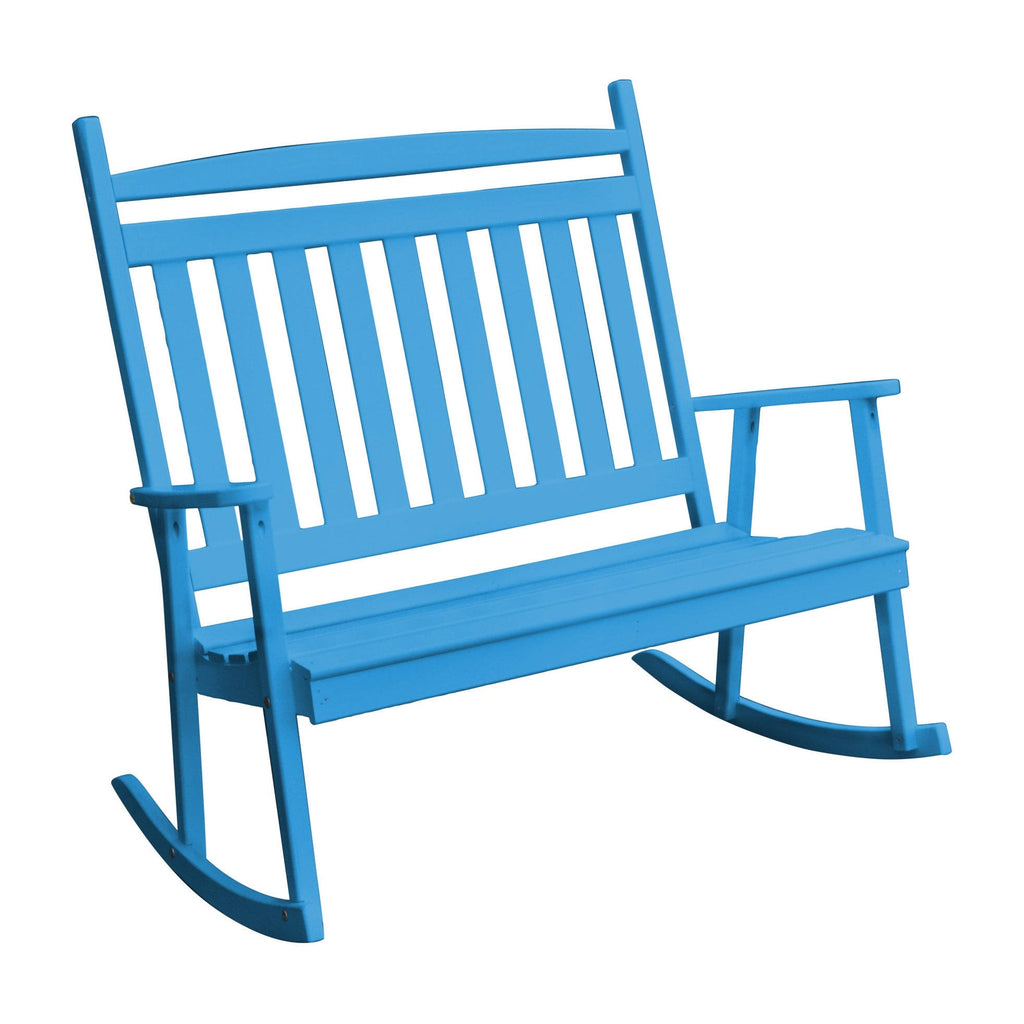 Caribbean Blue Porch Rocker D24130