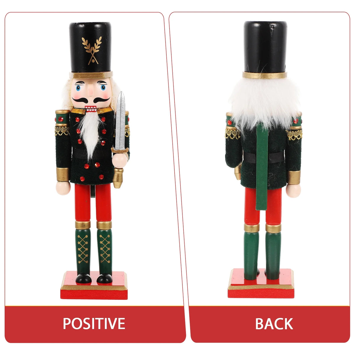 Wood Desktop Nutcracker Statue D937