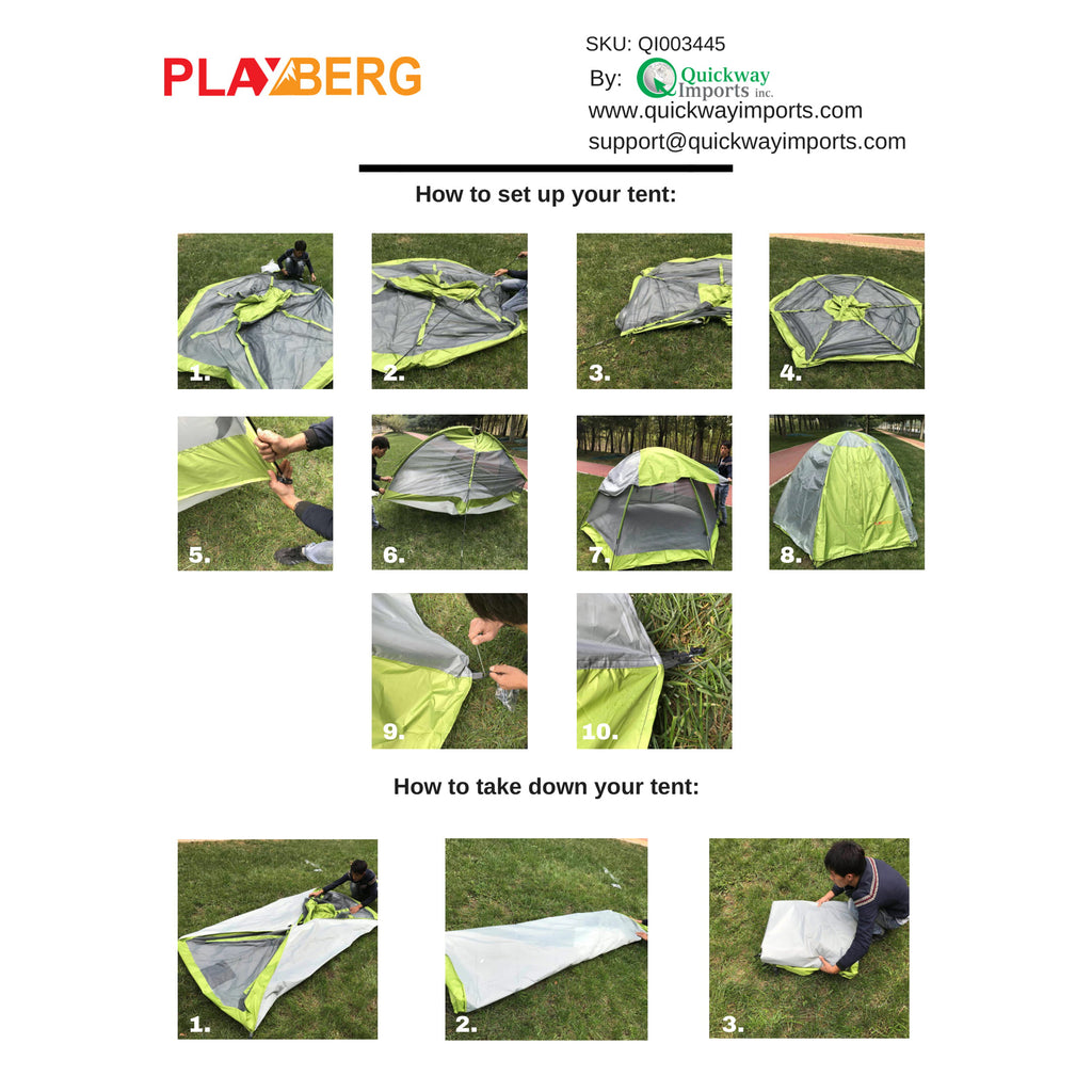 Camping Folding Tent with Screen Exterior O9890