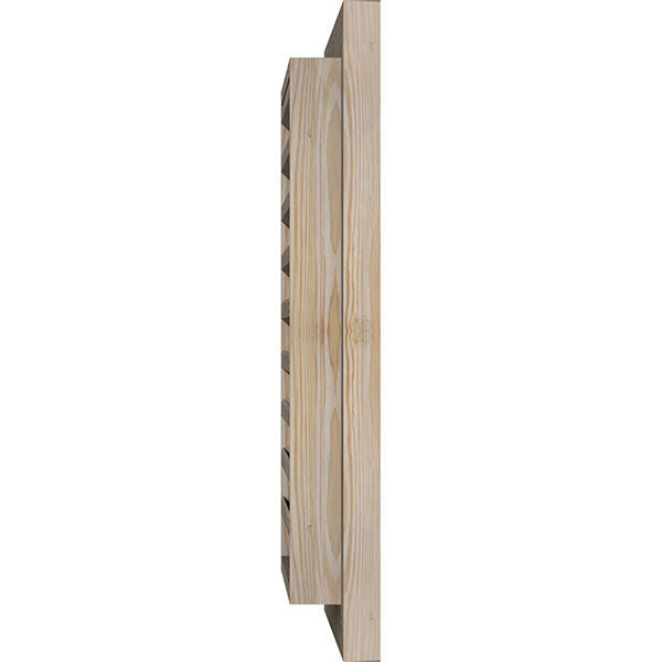 14-in W x 16-in H Vertical Gable Vent Unfinished Smooth Pine C6928