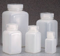 Wide-Mouth Square Bottle HDPE 175 ml (Case of 72) Q769