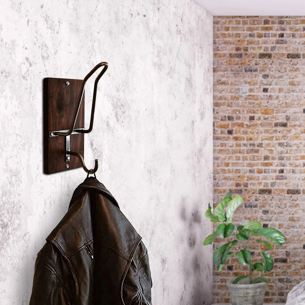 Motorcycle Helmet Rack & Jacket Hook M6056