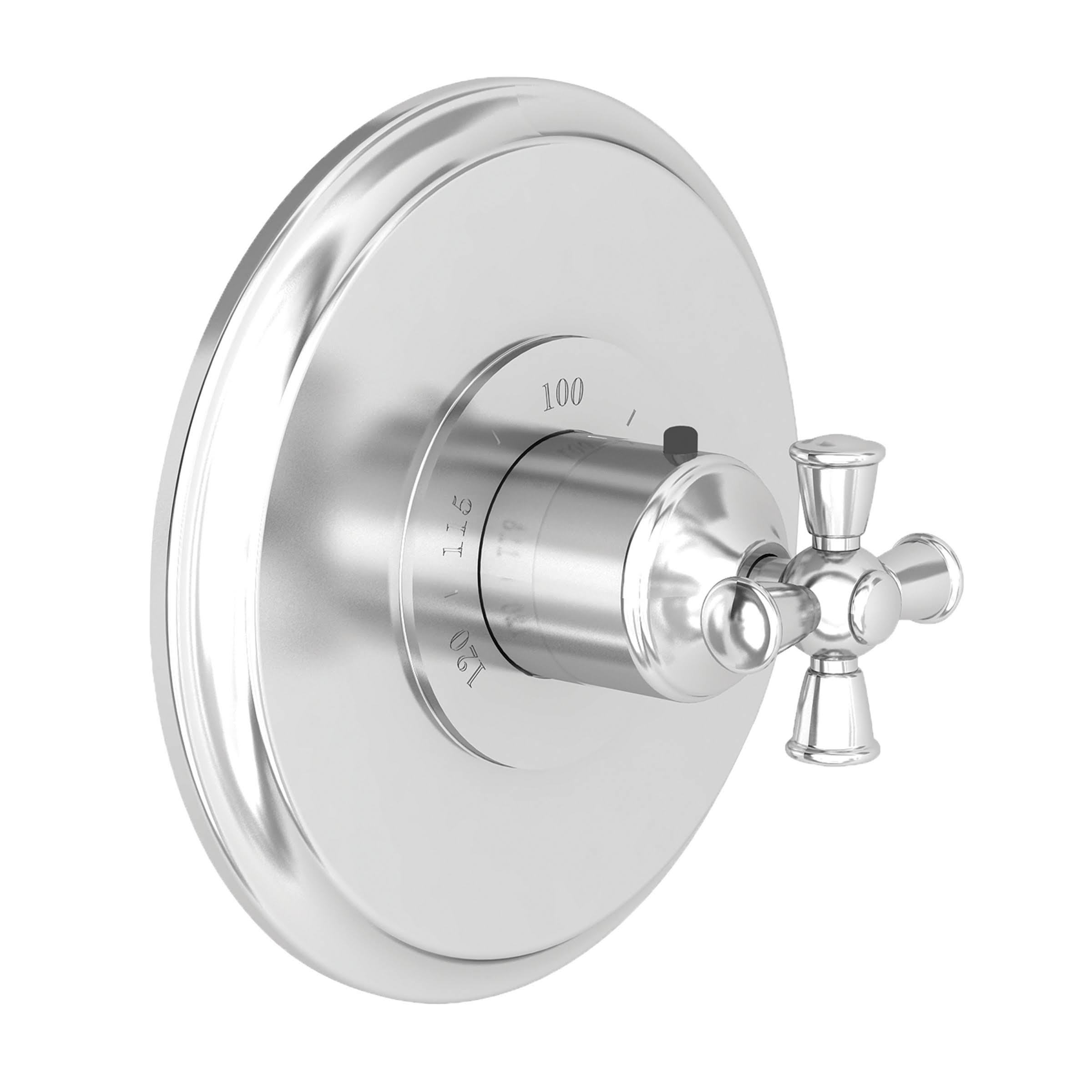 Weathered Brass Thermostatic Trim Plate with Handle X99245