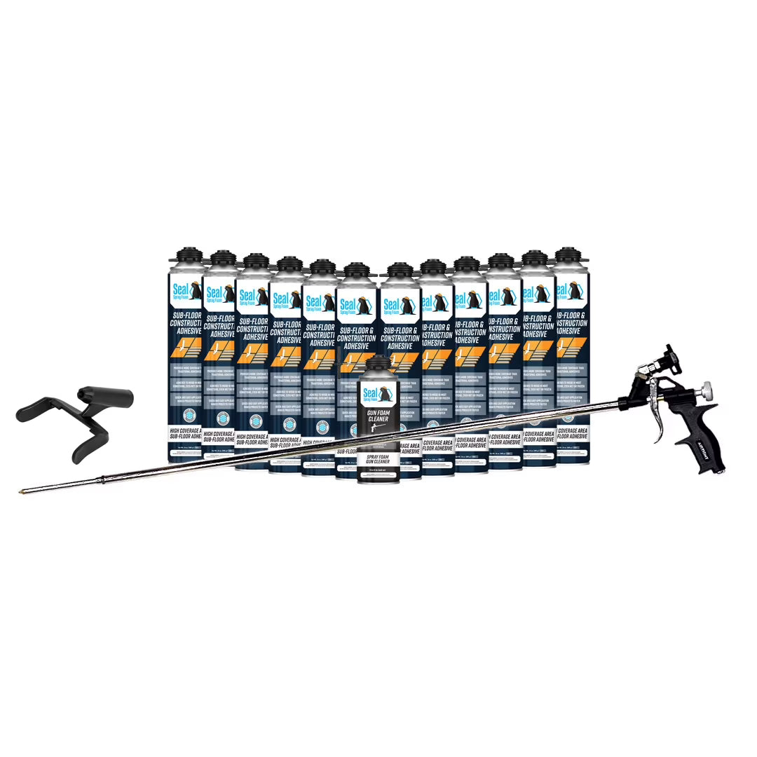 Polyurethane Adhesive with Seal Spray Gun and Cleaner J933675