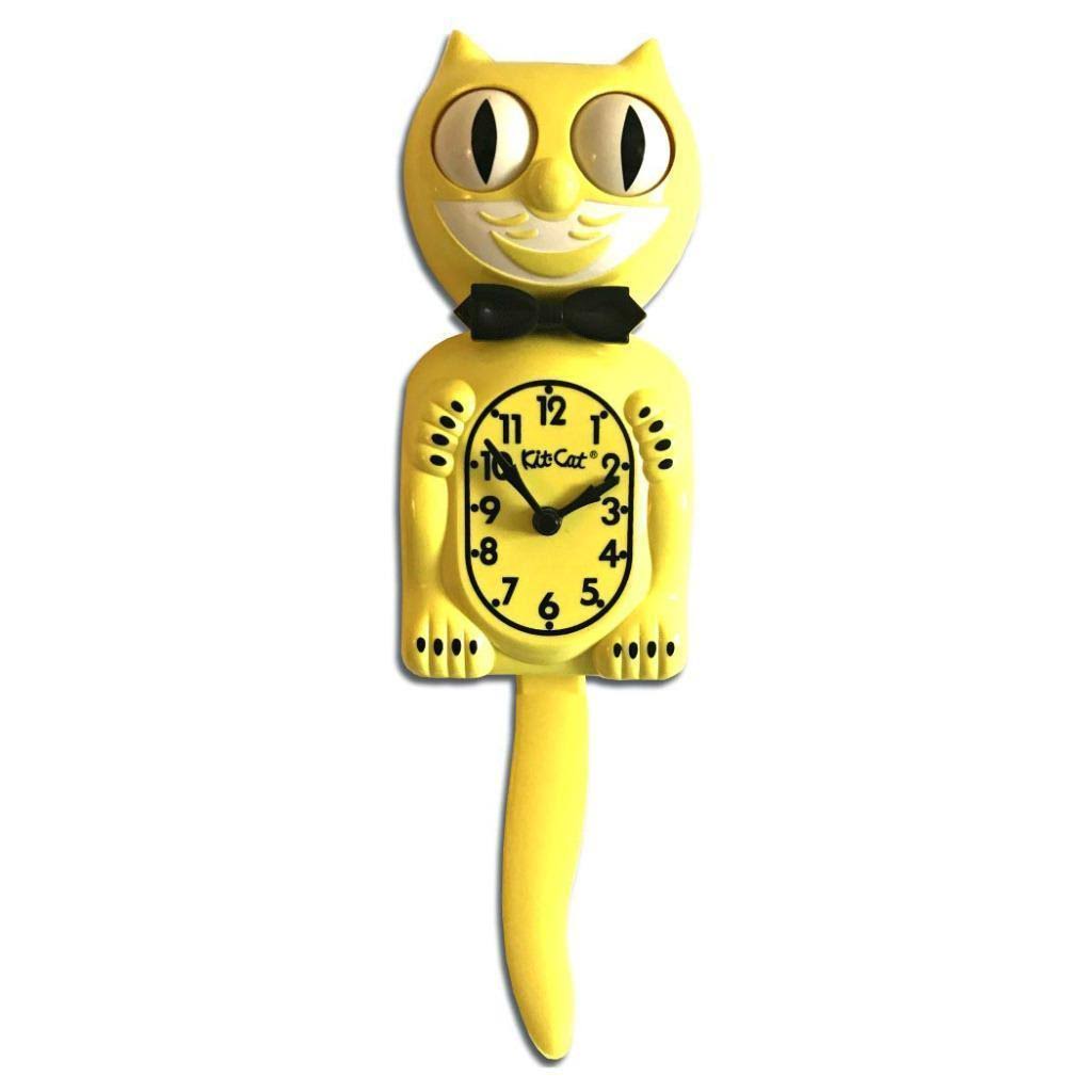 Gentlemen Majestic Yellow Wall Clock G8643
