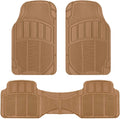4pc Rubber Car Floor Mats with Trunk Cargo Liner W6638