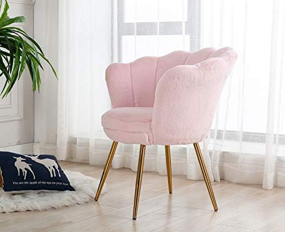 Velvet Accent Arm Chair with Black Metal Legs N762