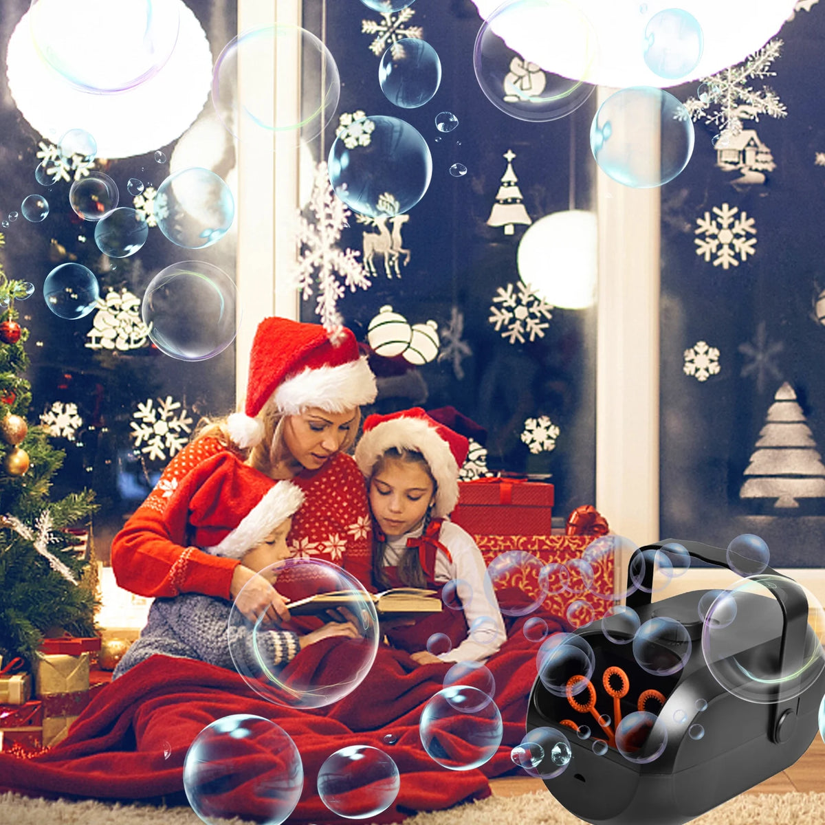 Portable Rechargeable Bubble Machine M287