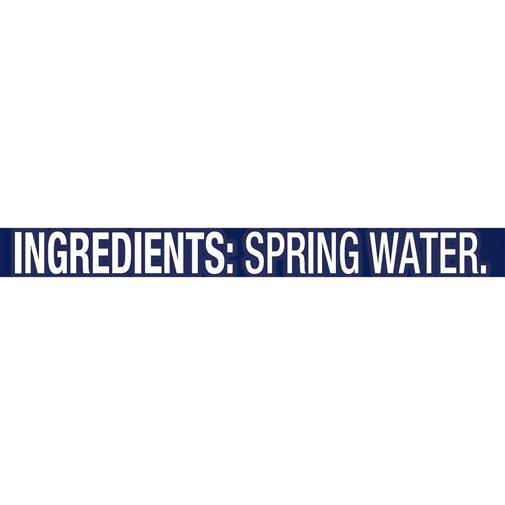 24 Pack Natural Spring Water 23.7 oz Plastic Bottles M38475