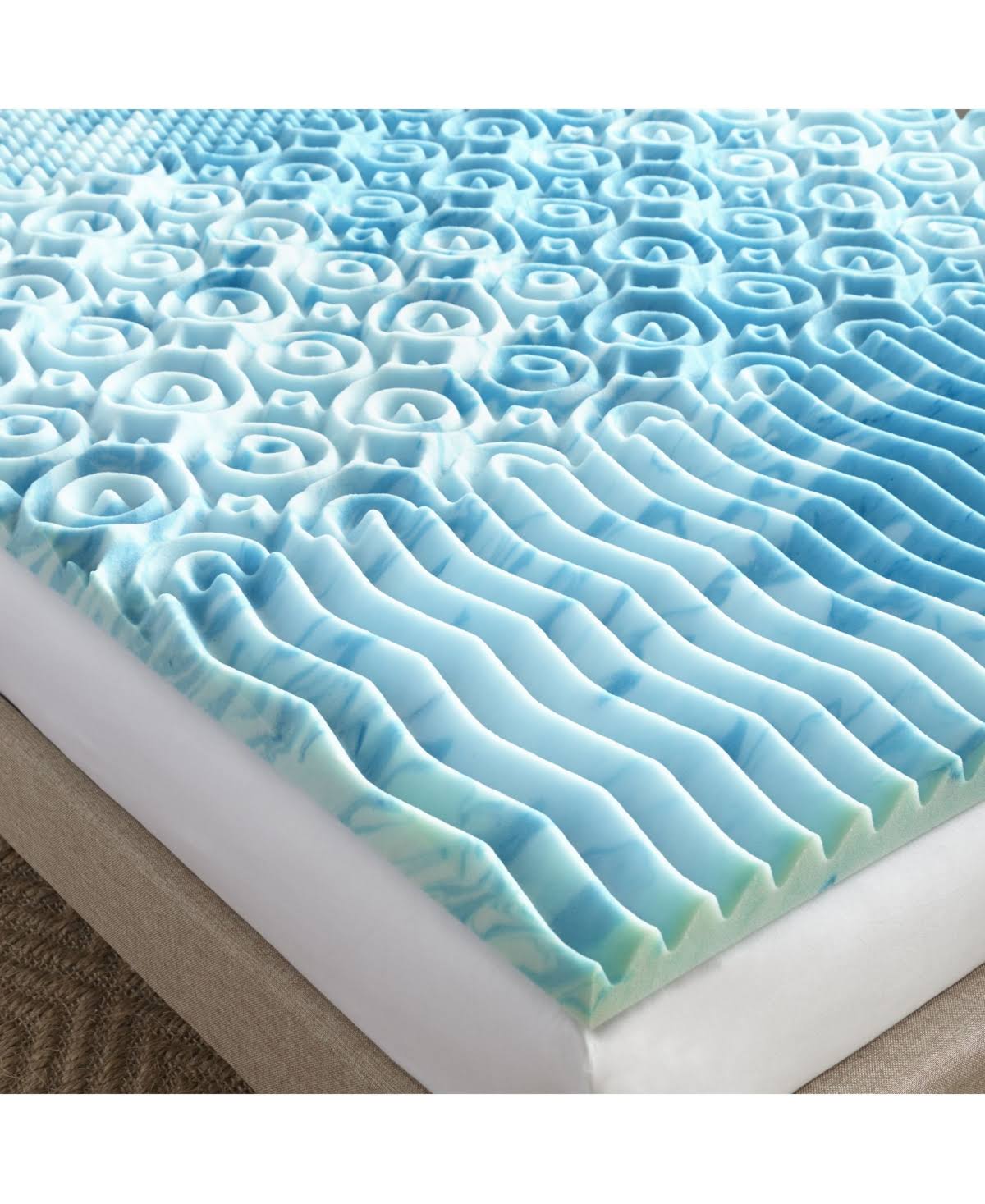 King 2 inch Gel Mattress Topper E3171
