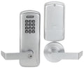 Cylindrical Electronic Lock with Keypad, Satin Chrome Finish S123037
