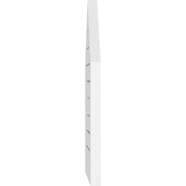 Peaked Top Surface Mount PVC Gable Vent U795