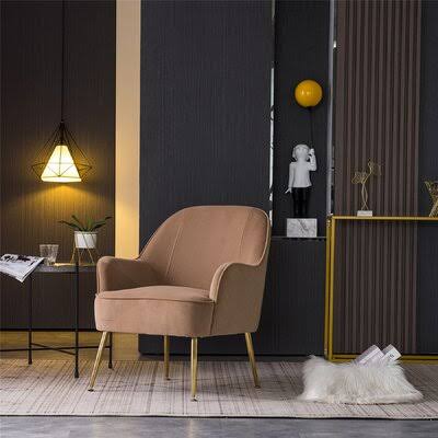 Brown Velvet Accent Chair G821