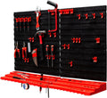 54-Piece Wall Mounted Pegboard Tool Organizer, Pack of 2 P6377