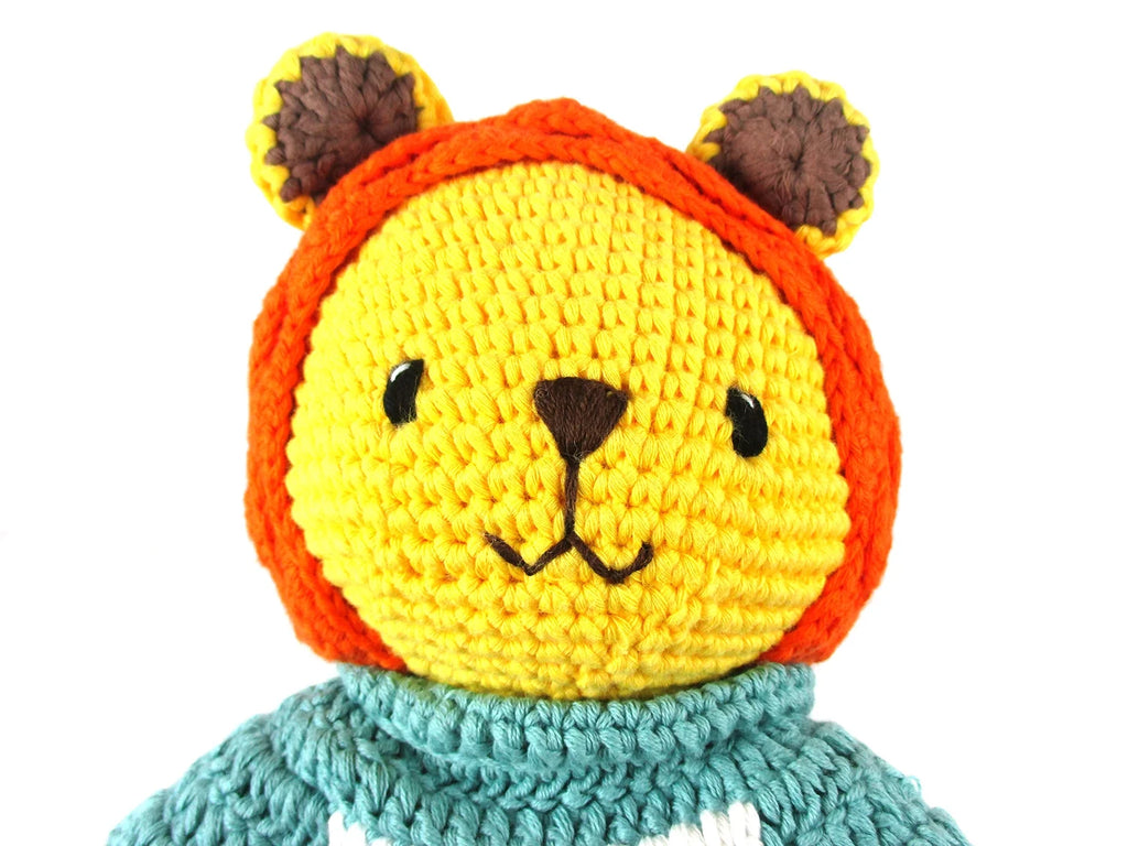 Yellow Lion Plush Toy 11" C349