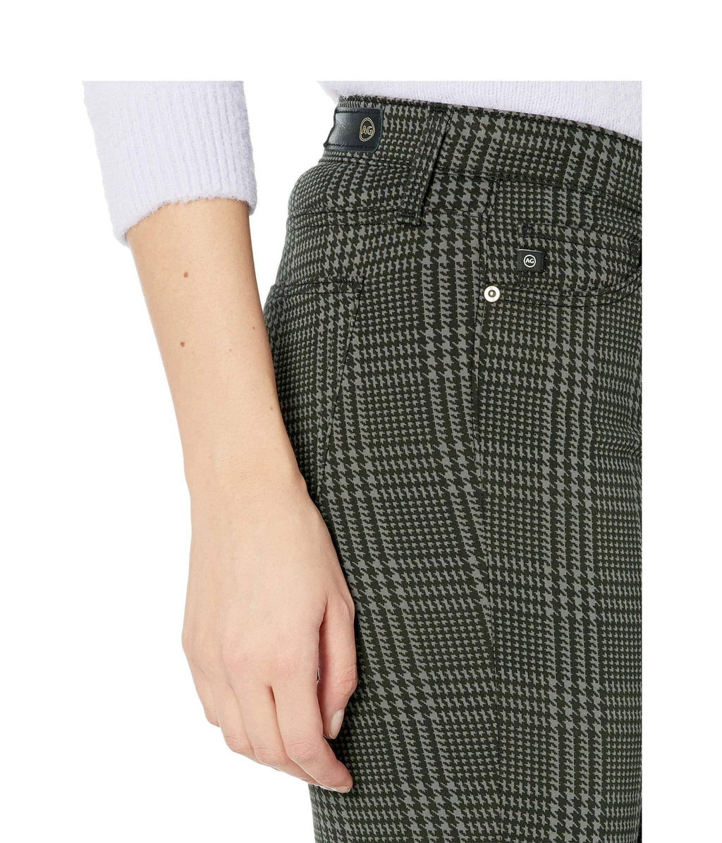 26 28 Houndstooth Plaid Ankle Jeans F919021