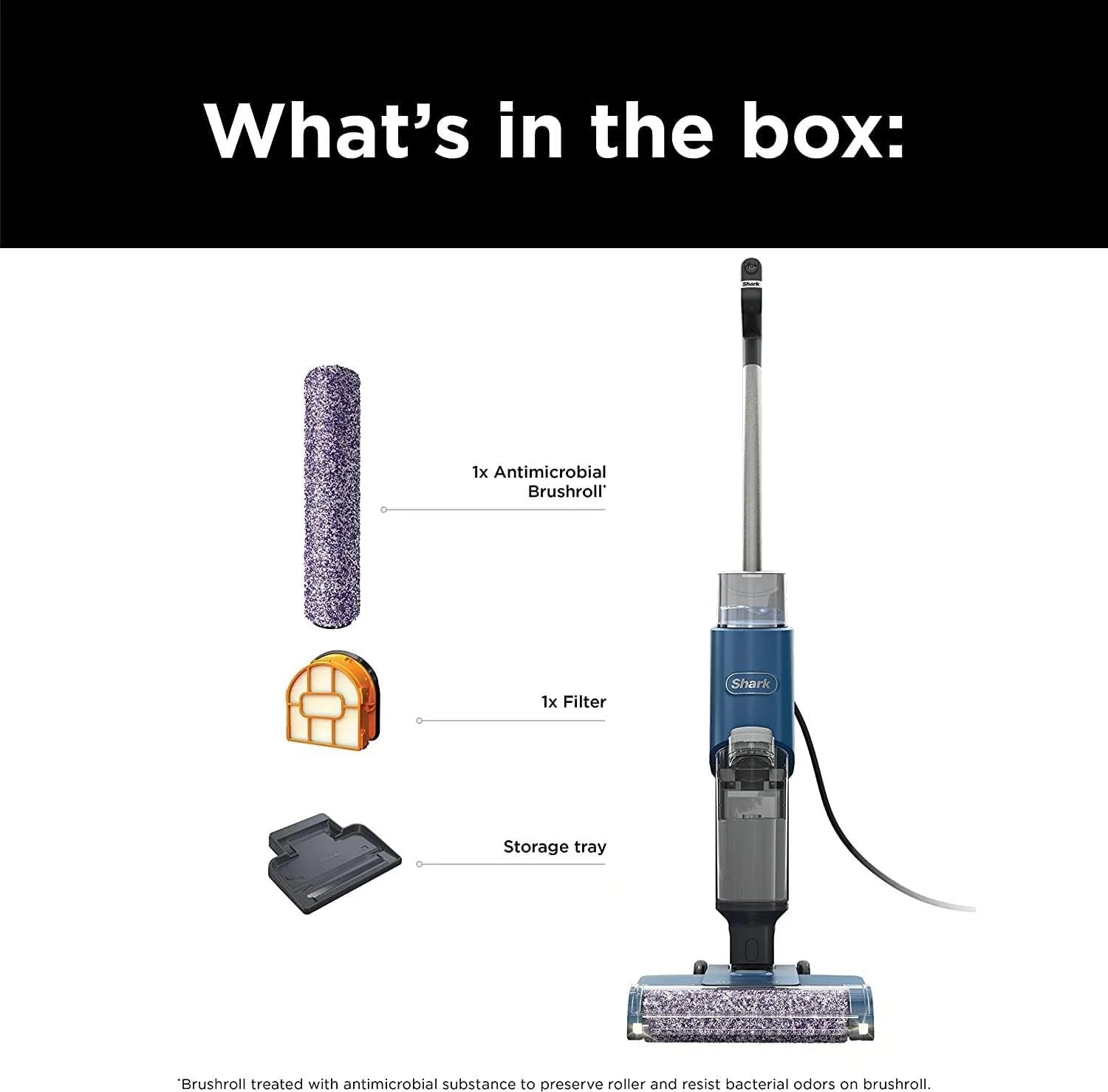 HydroVac XL 3-in-1 Corded Vacuum Mop and Self-Cleaning System for Hard Floors and Area Rugs P691711