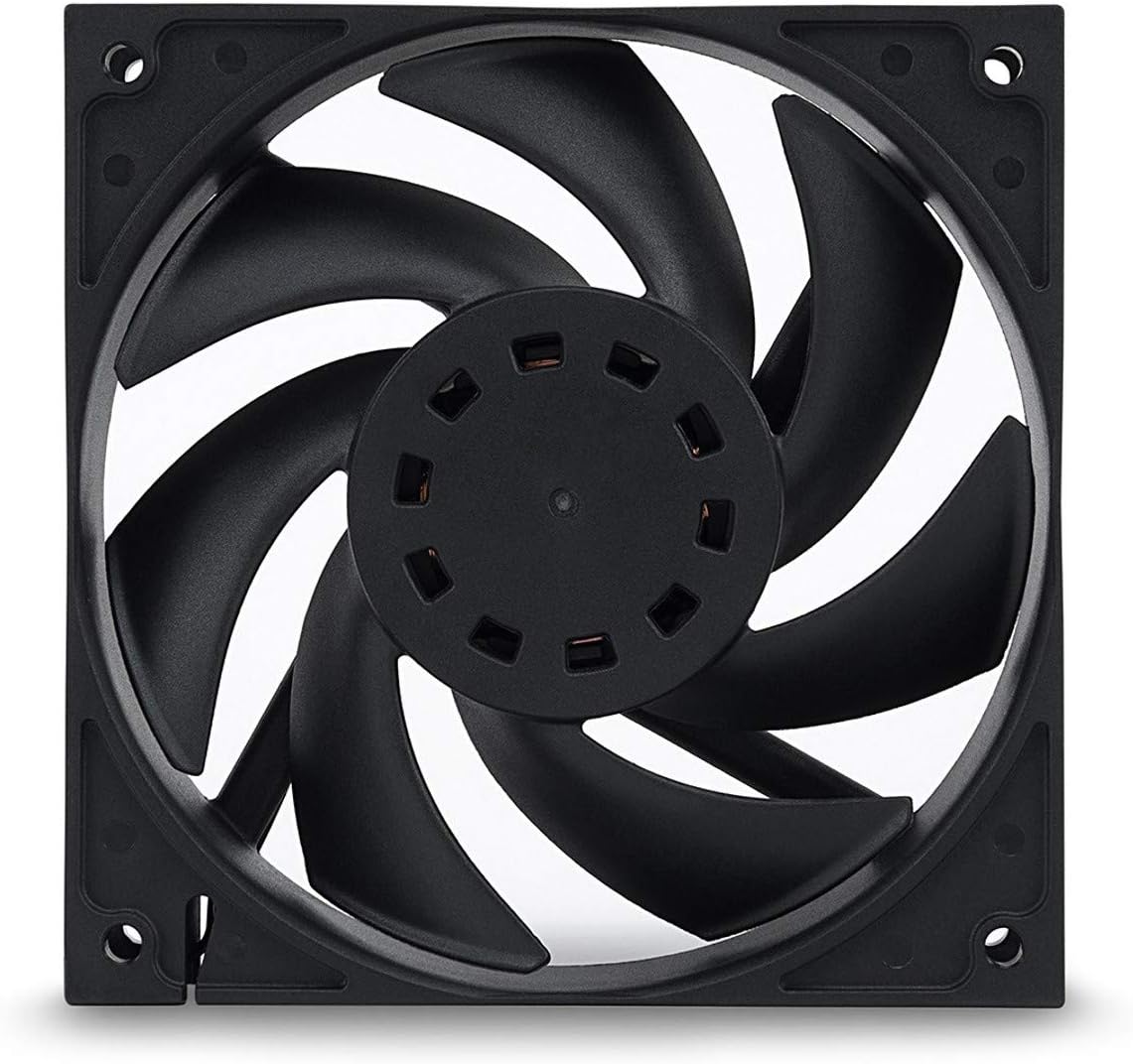 Black 120mm PWM Fan, 2200 RPM, 2-Pack Q26396