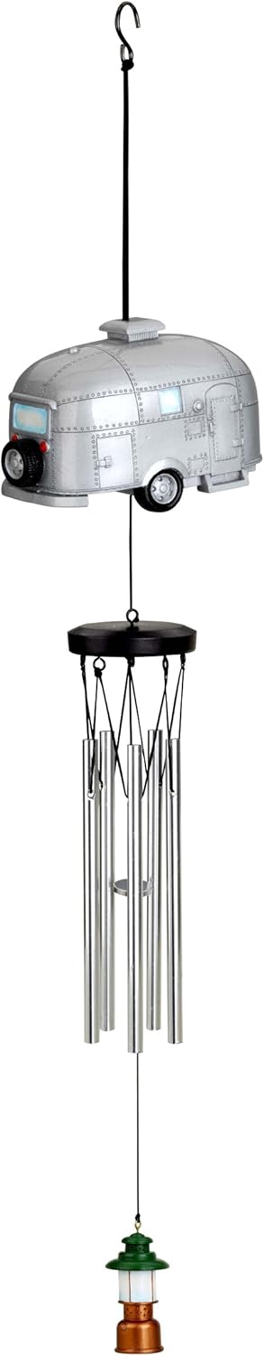 Silver & Grey Aluminum Wind Chime, 40-Inches, Pack of 2 V68073
