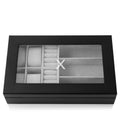Black Vegan Leather Valet Box C78101