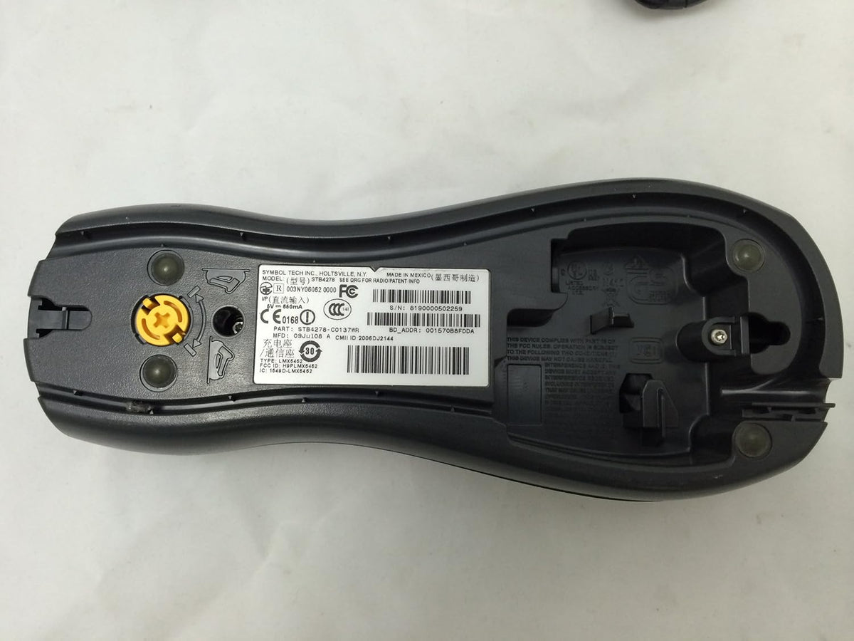 Cordless Barcode Scanner with Cradle & USB Cable Dark Grey P7707