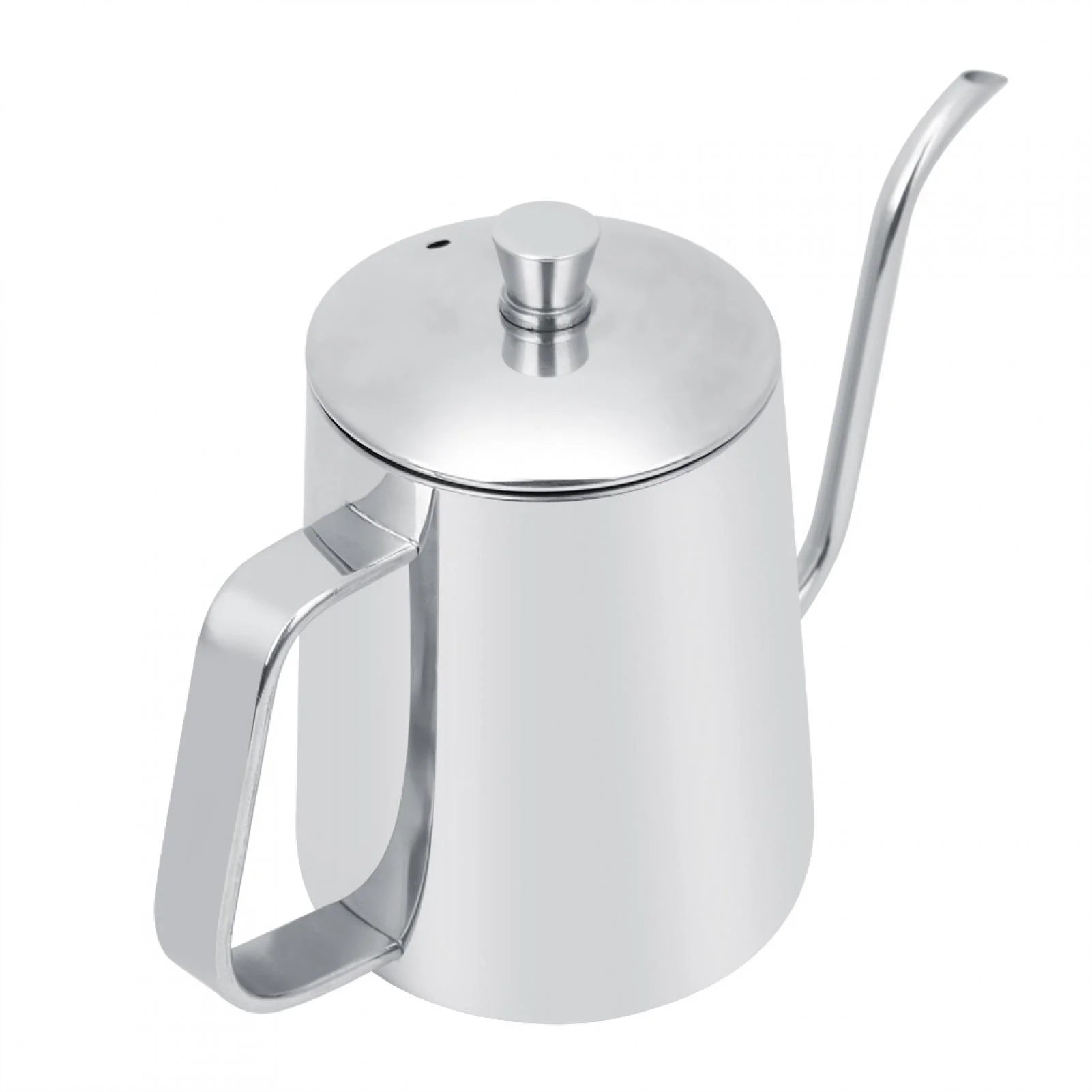 550ml Stainless Steel Gooseneck Coffee Pot Kettle with Lid V78285
