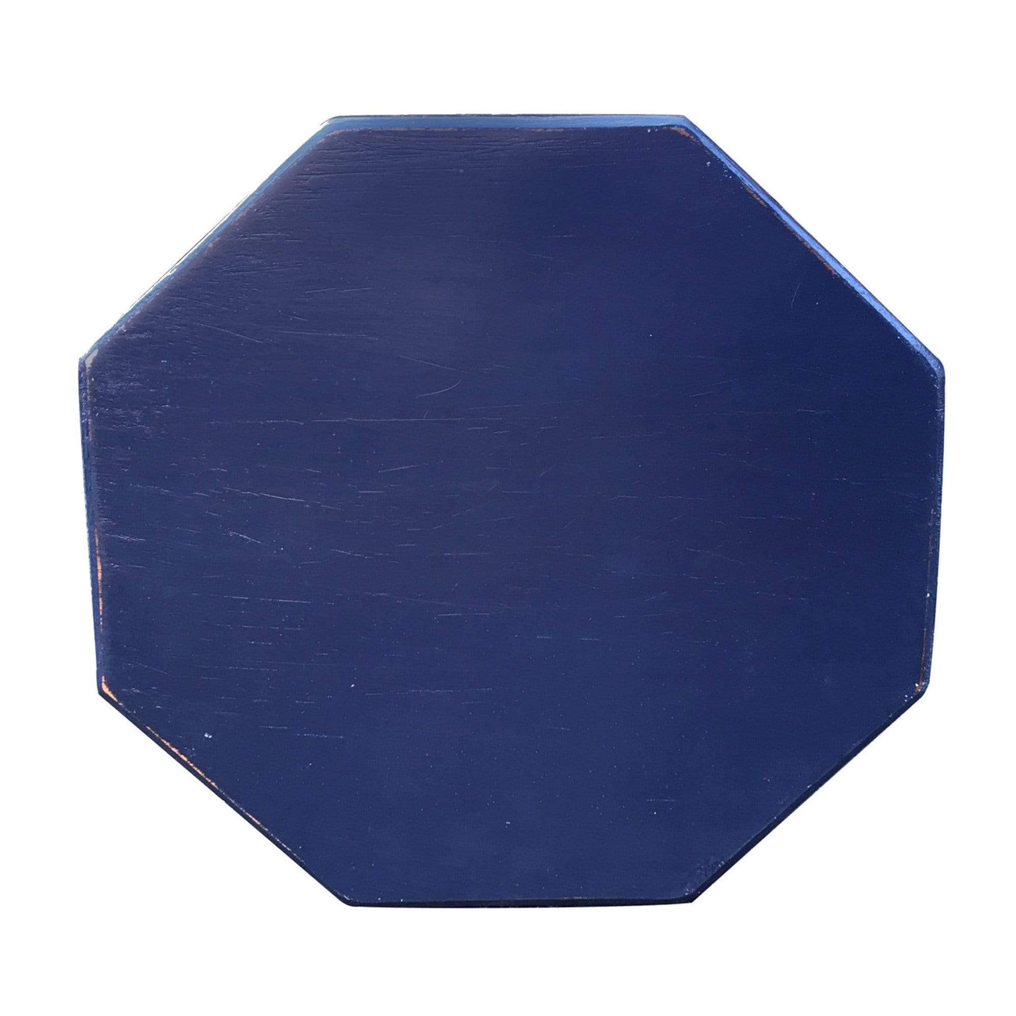 Saltydog Blue Cottage Octagon Side Table C4466