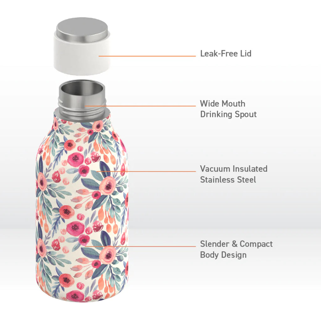 Insulated Double Walled Stainless Steel Bottle 16 Ounce N1479