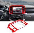 Red Center Console Dashboard Navigation Panel Cover C334