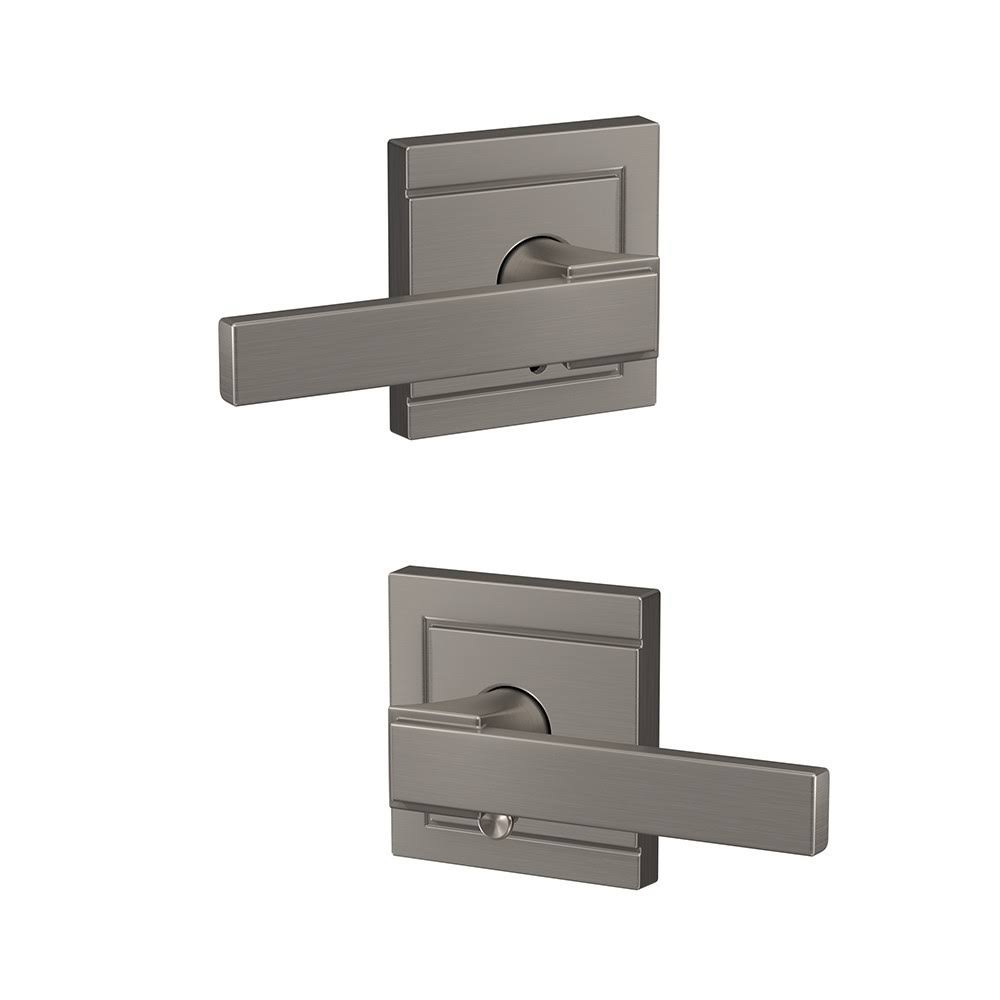 Aged Bronze Finish Passage and Privacy Lock E85705
