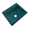 Teal Blue Drop-In Acrylic Single Bowl Kitchen Sink M669263