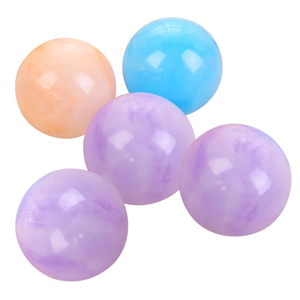 5pcs Plastic Bouncy Rubber Balls I76597