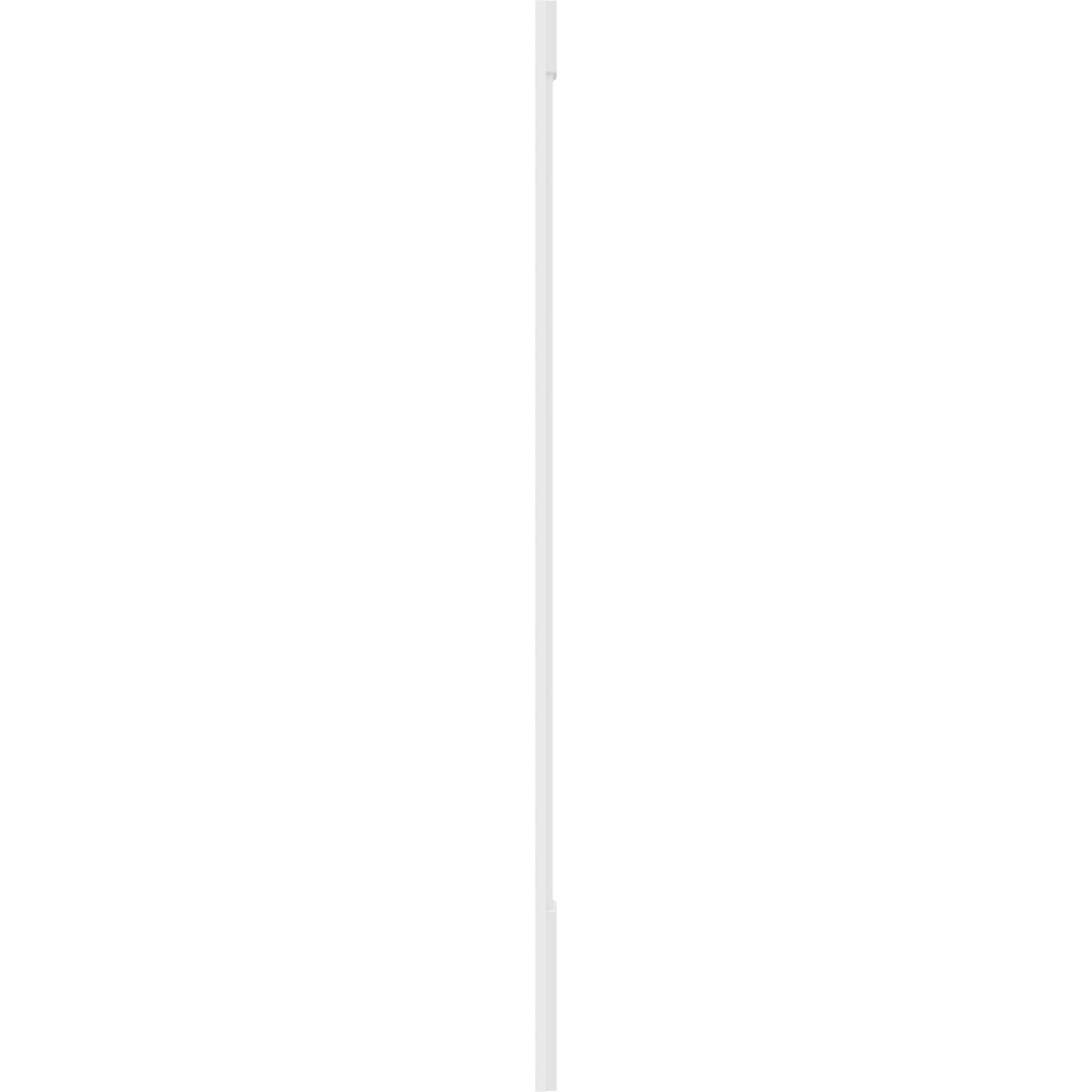 Two Equal Raised Panel PVC Pilaster with Standard Capital and Base (Pair) U86784