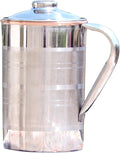 Stainless Steel and Copper Pitcher with Lid, 1.7 Lt. F667
