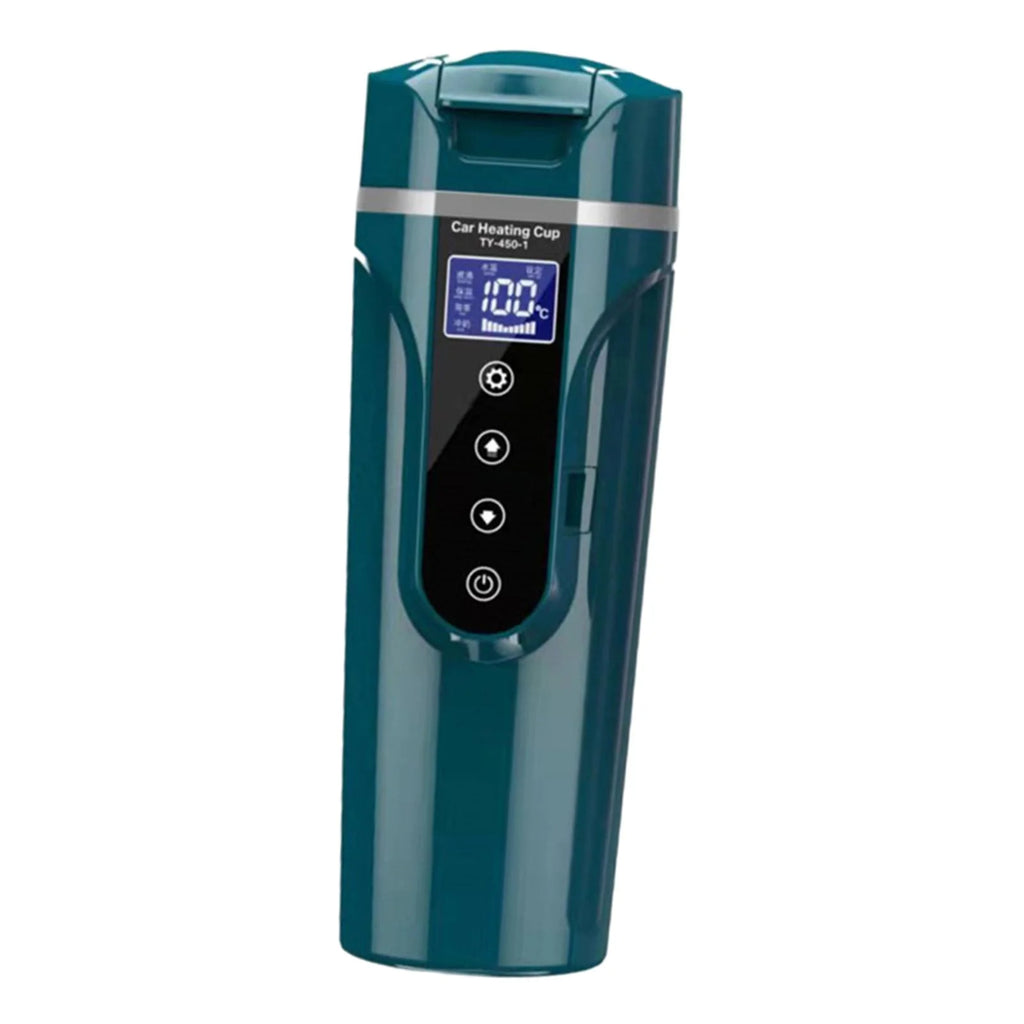 450ml 24V/12V Electric Travel Kettle Dark Green K7092